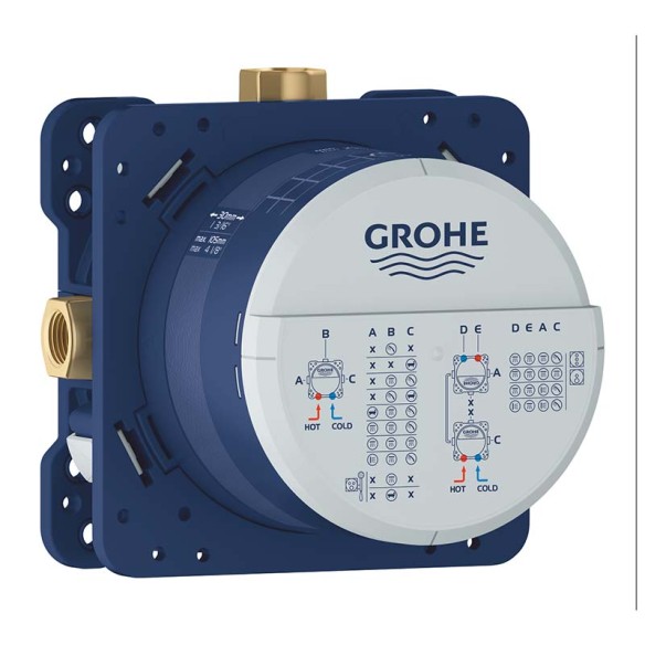 Душ система с термостат за вграждане Grohtherm SmartControl GROHE ➤ топ цена ➤ dshome.bg