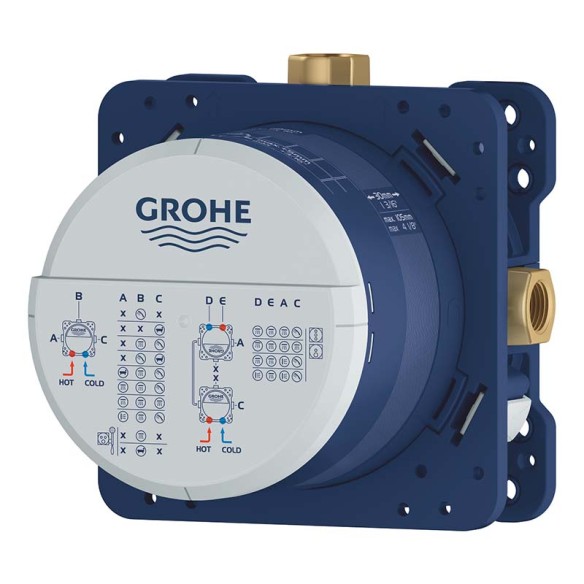 Душ система с термостат за вграждане Grohtherm SmartControl GROHE ➤ топ цена ➤ dshome.bg