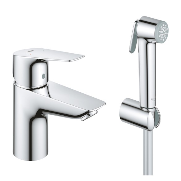 Смесител за баня 1/2" S-размер с хигиенен душ GROHE ➤ топ цена ➤ dshome.bg