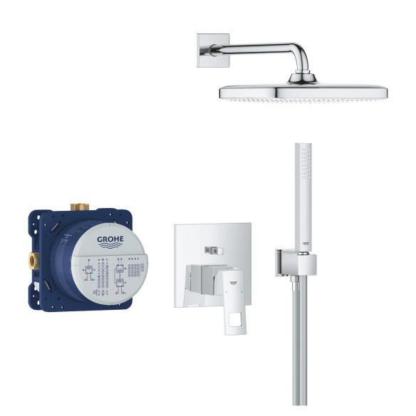 Душ система за вграждане Tempesta 250 Eurocube GROHE ➤ топ цена ➤ dshome.bg