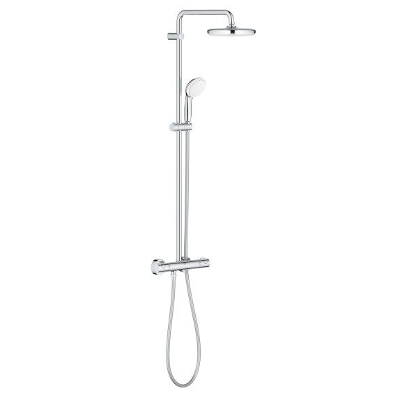 Душ система с термостат Bau System 210 GROHE ➤ топ цена ➤ dshome.bg