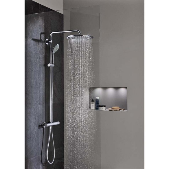 Душ система с термостат Euphoria System 180 GROHE ➤ топ цена ➤ dshome.bg