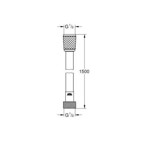 Шлаух за душ Relexaflex 1500 GROHE ➤ топ цена ➤ dshome.bg