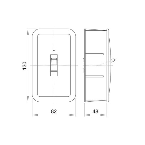 Бойлерно табло бяло 25A 250V - АТРА - 4