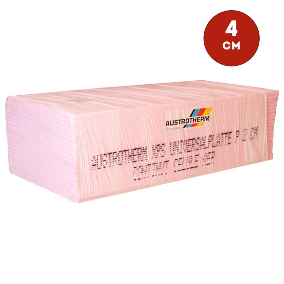 XPS изолация- 4 см (7.5 м2 в пакет) - 125/60 - AUSTROTHERM ➤ топ цена ➤ dshome.bg