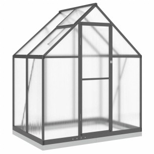 Оранжерия с основа рамка антрацит 169x114x202 см алуминий 2