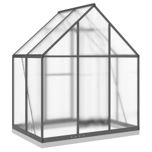 Оранжерия с основа рамка антрацит 169x114x202 см алуминий