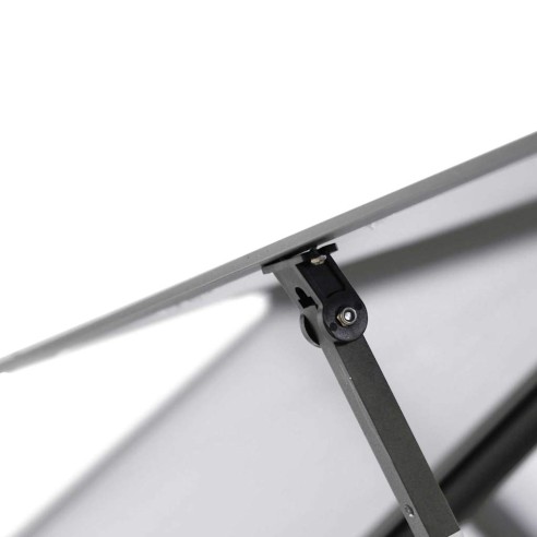 Оранжерия с основа рамка антрацит 169x58x202 см алуминий