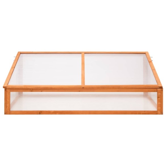 Оранжерия оранжева 110x58,5x39 см чамово дърво