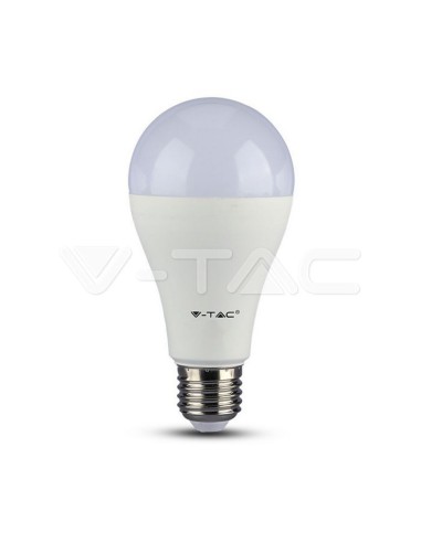 LED лампа 9W 4000K с батерия E27 A70 - V-TAC - 1