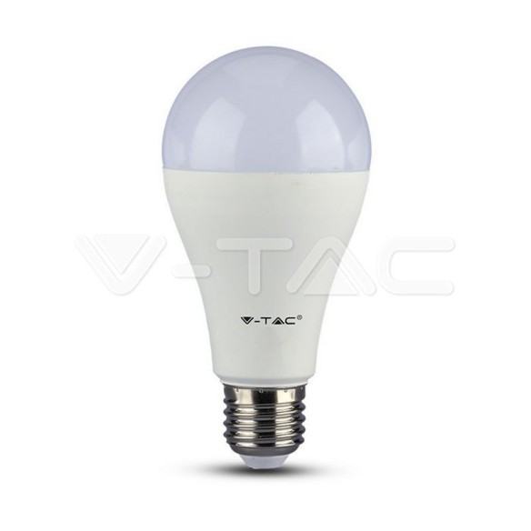 LED лампа 9W 4000K с батерия E27 A70 - V-TAC - 1