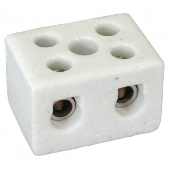 Клема двойна порцеланова 1.5мм² - 1