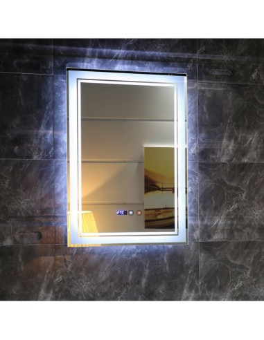 Огледалo с вградено LED осветление 50/70 см - 1