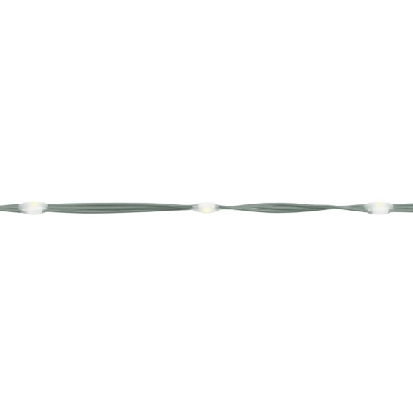 vidaXL Коледна елха конус, студено бяло, 1400 LED, 160x500 см