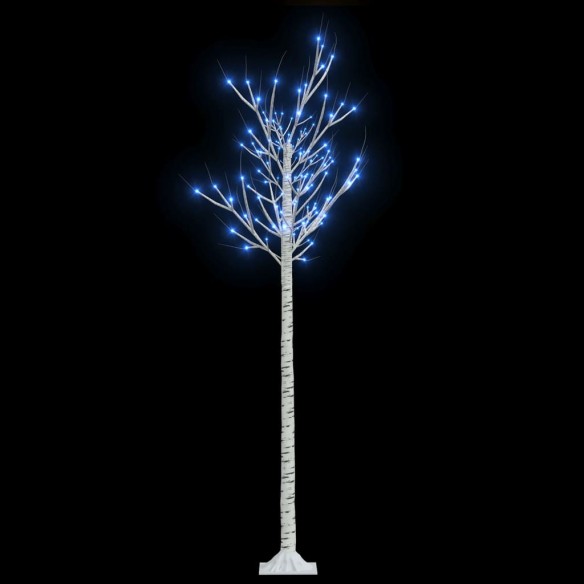 vidaXL Коледно дърво 180 LED 1,8 м синьо върба закрито/открито