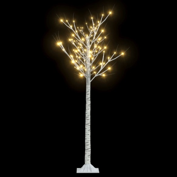 vidaXL Коледно дърво 140 LED 1,5 м топло бяло върба за закрито/открито
