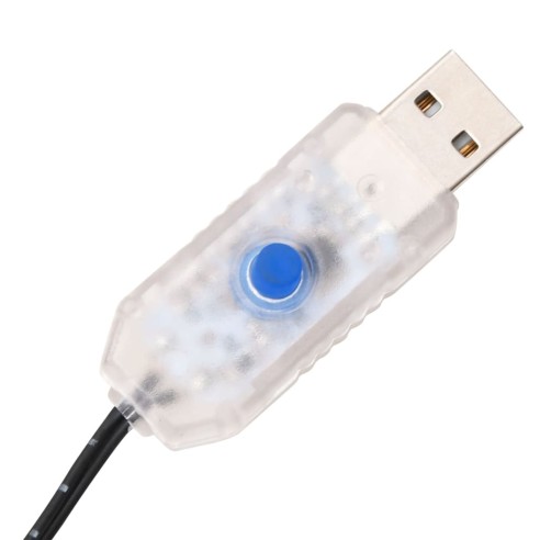 vidaXL LED палмово дърво топло бяло 72 светодиода 120 см