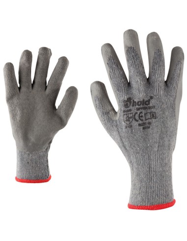 Топени в латекс работни ръкавици сив цвят Dipper Eco BHOLD - 1