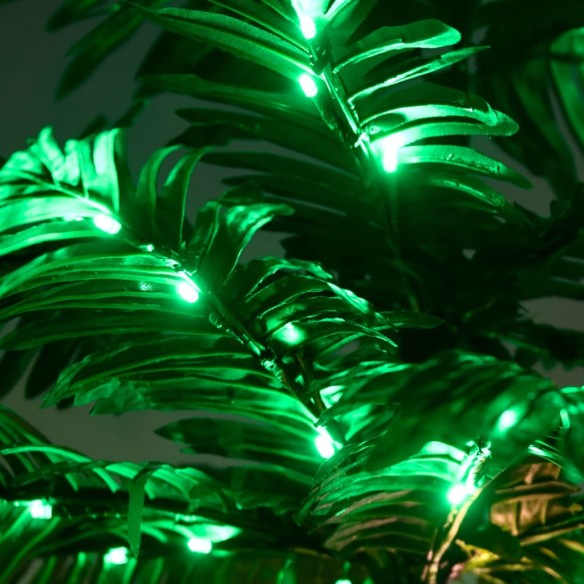 vidaXL LED палмово дърво топло бяло 252 светодиода 400 см