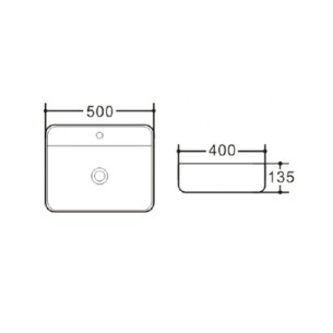 Мивка за баня ICB 569 INTER CERAMIC (мостра) ➤ топ цена ➤ dshome.bg 2