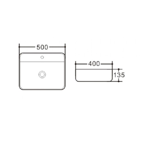 Мивка за баня ICB 569 INTER CERAMIC (мостра) ➤ топ цена ➤ dshome.bg