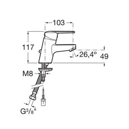 Смесител за баня Victoria-N ROCA (мостра) ➤ топ цена ➤ dshome.bg