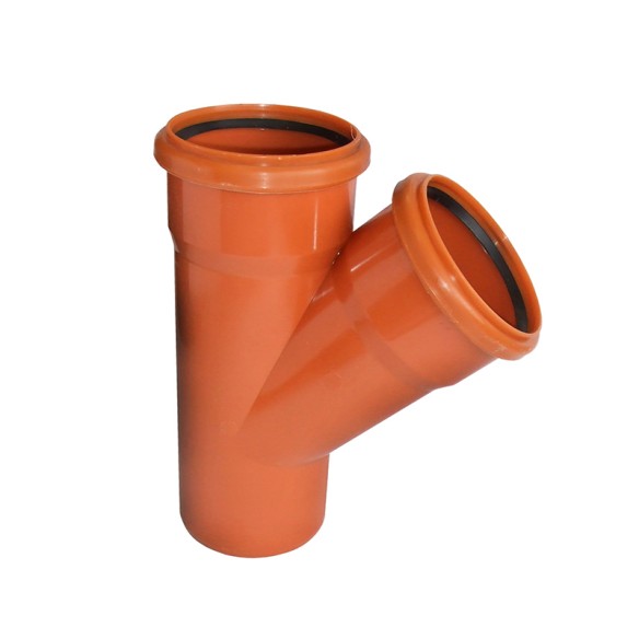PVC разклонител ф250/ф250 45° PiB ➤ топ цена ➤ dshome.bg