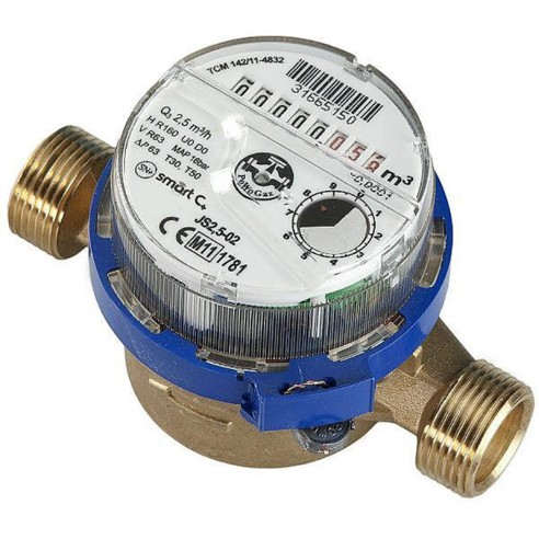 Сух водомер JS-02 90 Qз2.5м3 POWOGAZ ➤ топ цена ➤ dshome.bg