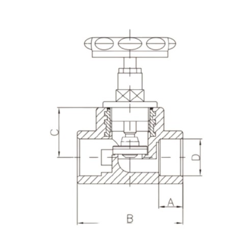 Полипропиленов кеклов кран ф32 мм HP TREND ➤ топ цена ➤ dshome.bg