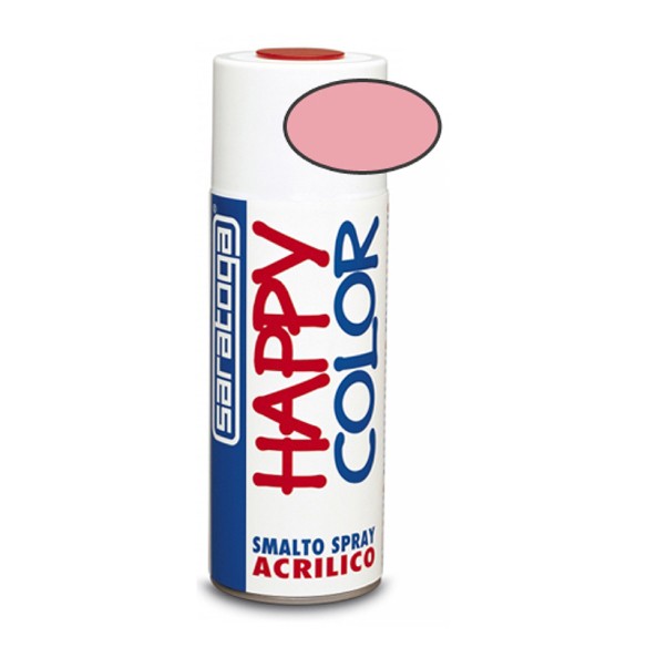 Акрилна спрей боя - розов 400 мл Happy Color SARATOGA ➤ топ цена ➤ dshome.bg