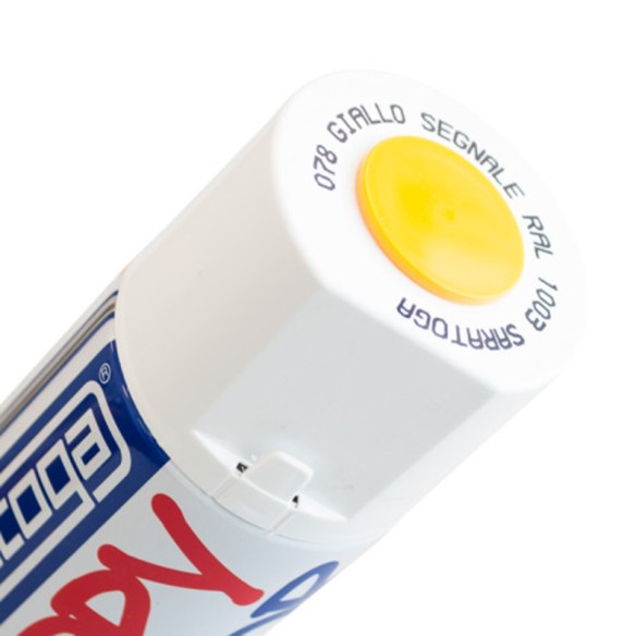 Акрилна спрей боя - сигнално жълт - 400 мл Happy Color SARATOGA ➤ топ цена ➤ dshome.bg