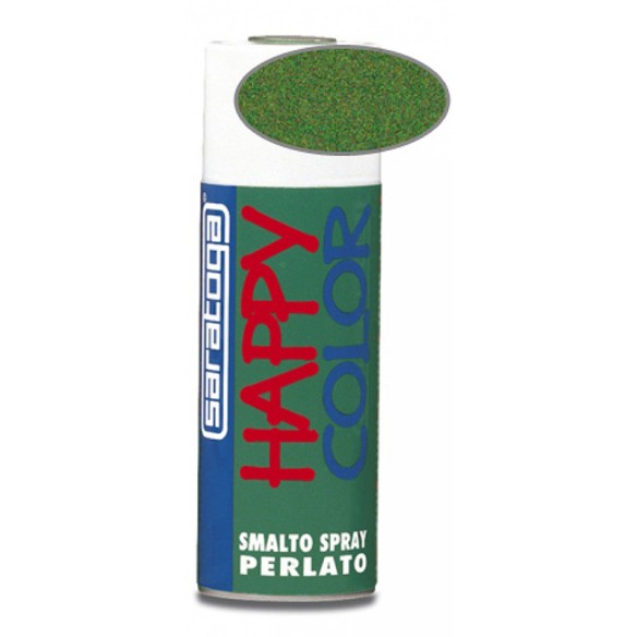 Спрей боя с перлен ефект светлозелен 400 мл Happy Color SARATOGA ➤ топ цена ➤ dshome.bg