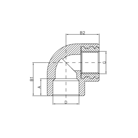 Полипропиленовo коляно с вътрешна резба MZD 90° Ф32 мм x 1" HP TREND ➤ топ цена ➤ dshome.bg