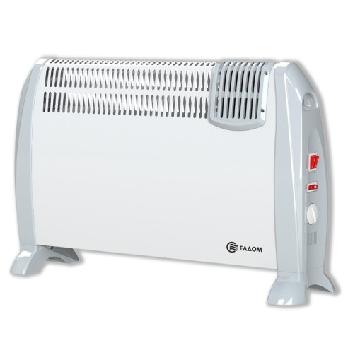 Подов конвектор с вентилатор CFV2000 бял ELDOM ➤ топ цена ➤ dshome.bg