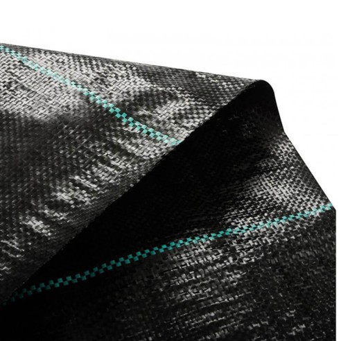 Покривало против плевели тъкан текстил 1.1х100 м черно BRADAS ➤ топ цена ➤ dshome.bg