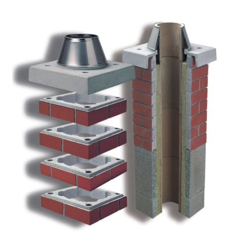 Коминна система Schiedel Uni Plus 16-7 м 90° BULDACH ➤ топ цена ➤ dshome.bg