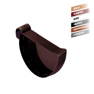 Външна тапа за улук R ø130 мм бяла Kanion WAVIN ➤ топ цена ➤ dshome.bg