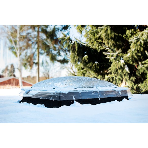 Прозорец за плосък покрив с купол 150x150 см CVP 0573 VELUX ➤ топ цена ➤ dshome.bg