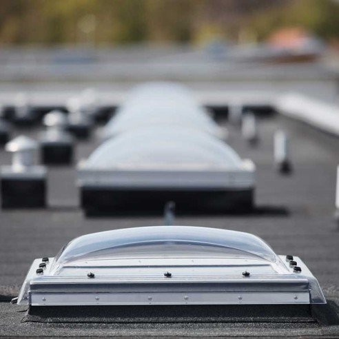 Прозорец за плосък покрив с купол 150x150 см CVP 0573 VELUX ➤ топ цена ➤ dshome.bg