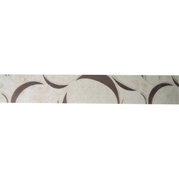 Фриз 6x50 см Ring Brown Listelo SERAMIKSAN ➤ топ цена ➤ dshome.bg