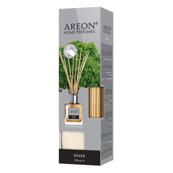 Ароматизатор с пръчици Сребро 150 мл AREON ➤ топ цена ➤ dshome.bg