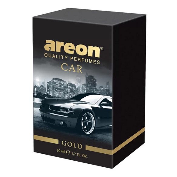 Парфюм за кола Злато 50 мл AREON ➤ топ цена ➤ dshome.bg