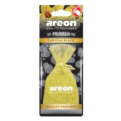 Ароматизатор за кола перли Черна ванилия AREON ➤ топ цена ➤ dshome.bg