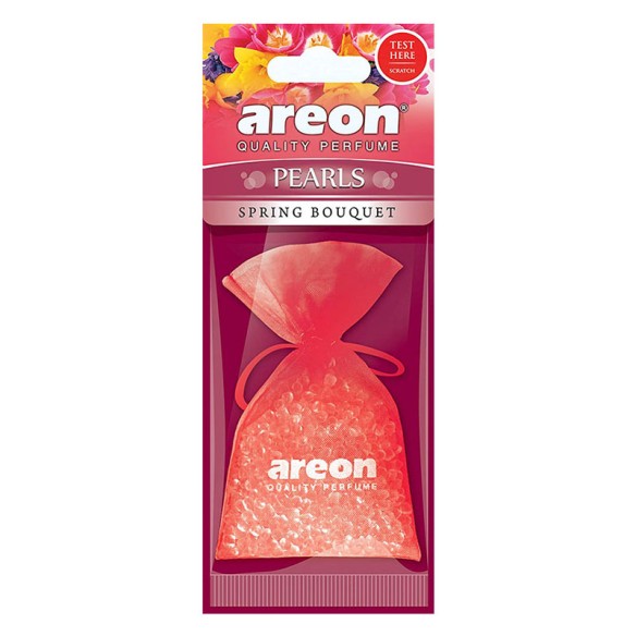 Ароматизатор за кола перли Пролетен букет AREON ➤ топ цена ➤ dshome.bg