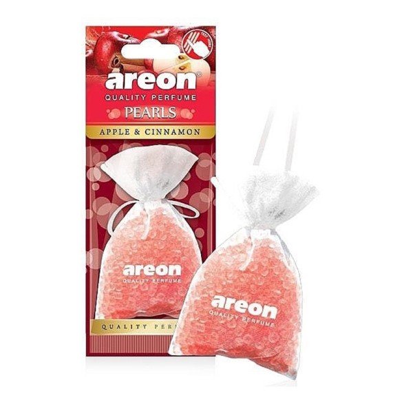 Ароматизатор за кола перли Ябълка и канела AREON ➤ топ цена ➤ dshome.bg