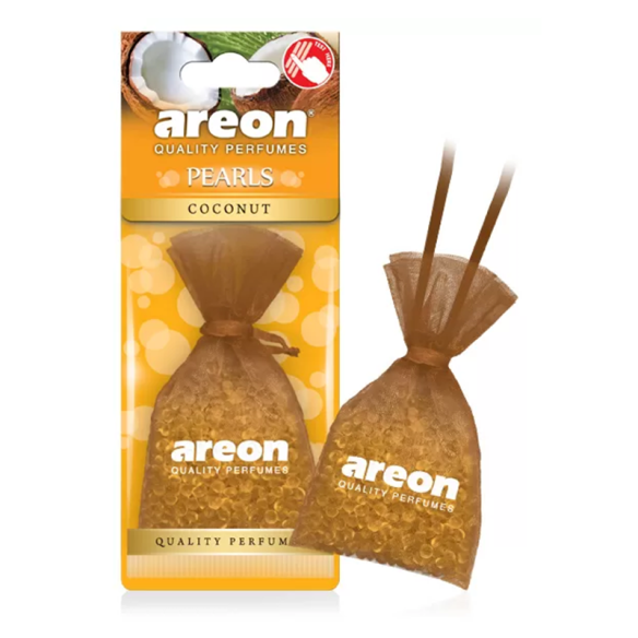 Ароматизатор за кола перли Кокос AREON ➤ топ цена ➤ dshome.bg