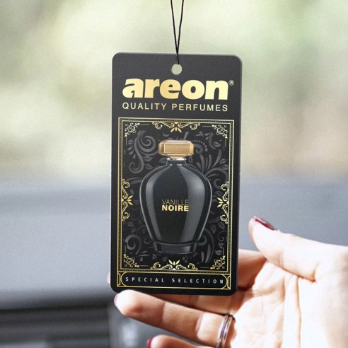 Ароматизатор за кола Черна ванилия Специална селекция AREON ➤ топ цена ➤ dshome.bg