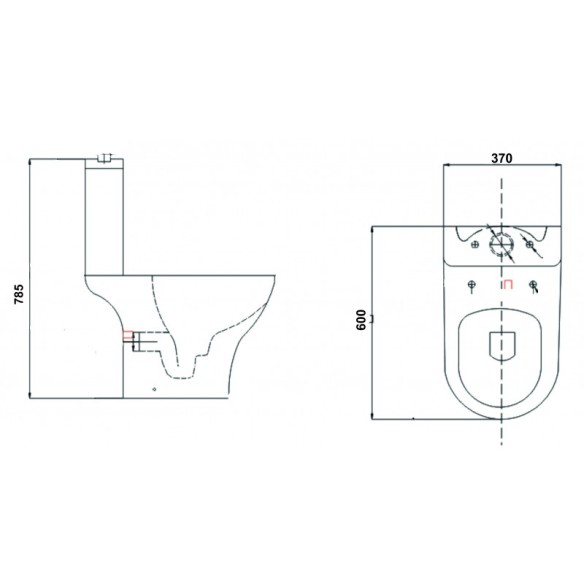 Моноблок ICC 7837PP Nano INTER CERAMIC ➤ топ цена ➤ dshome.bg