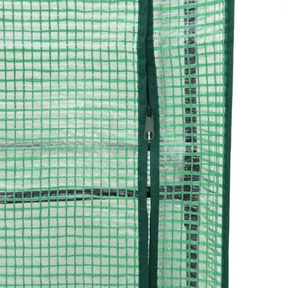Повдигнато легло с оранжерия калъф, ратанов вид, 80x40x123 см