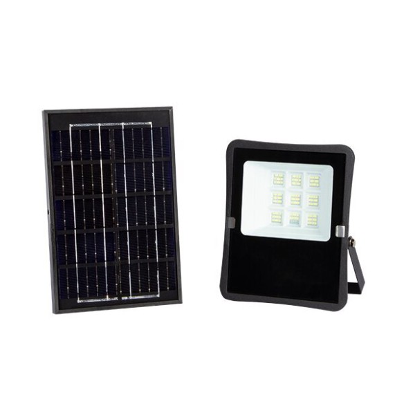 LED прожектор със соларен панел 8 W 6000K 500 lm IP65 OPTONICA ➤ топ цена ➤ dshome.bg